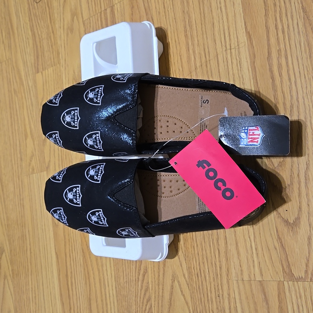 Official NFL Raiders ballet flats